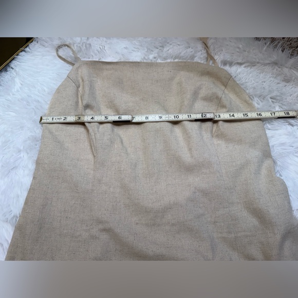 NWT Anthropologie Smoked Linen Blend Mini Dress | XL - Picture 6 of 8